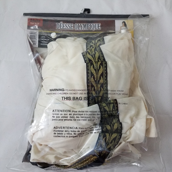 California Costumes Olympic Goddess New Adult Plus 16-18 - Picture 16 of 16